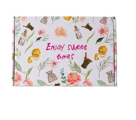 শিপিং মেলিংয়ের জন্য ক্রাফট rugেউখেলান খালি 350 গ্রাম প্রিন্টেড পেপার বক্স