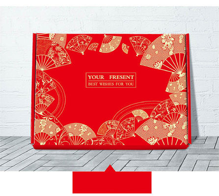 শিপিং মেলিংয়ের জন্য ক্রাফট rugেউখেলান খালি 350 গ্রাম প্রিন্টেড পেপার বক্স