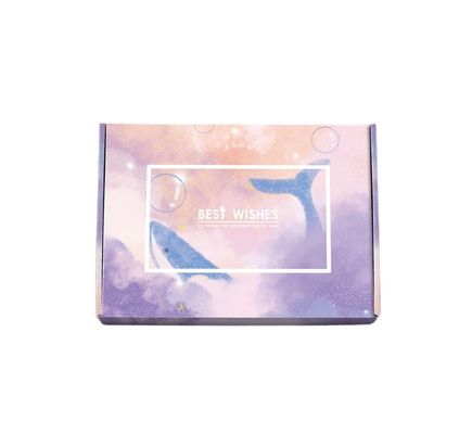 300gms 350gms প্রলিপ্ত কাগজ ভাঁজযোগ্য প্যাকেজিং বক্স বার্নিশ