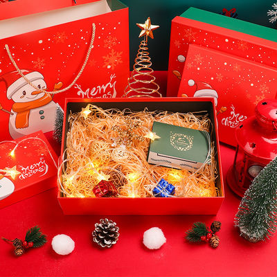 কার্ডবোর্ড হার্ডকভার ক্রিসমাস প্যাকেজিং বাক্সগুলি কোনও পিএমএস রঙ Color