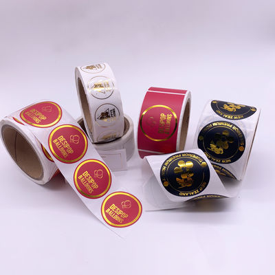 আঠালো ডাই কাট সিএমওয়াই কে প্যানটোন লোগো লেবেল স্টিকার কাস্টম মুদ্রিত