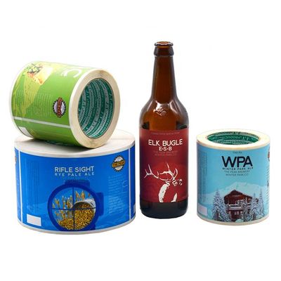 বৃত্তাকার Vinyl ননটক্সিক কাস্টম লেবেল স্টিকার কাস্টম মুদ্রণ