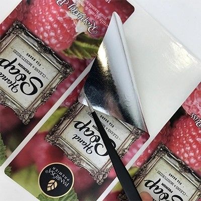 বৃত্তাকার Vinyl ননটক্সিক কাস্টম লেবেল স্টিকার কাস্টম মুদ্রণ